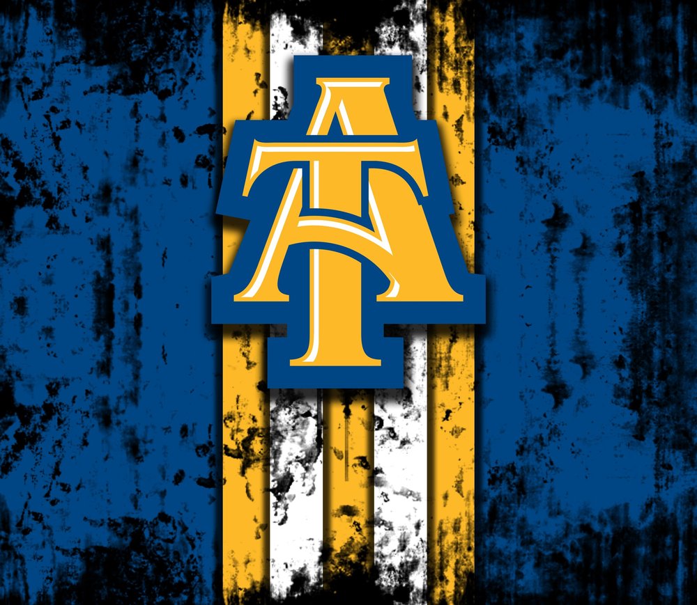 North Carolina A&T Grunge Logo