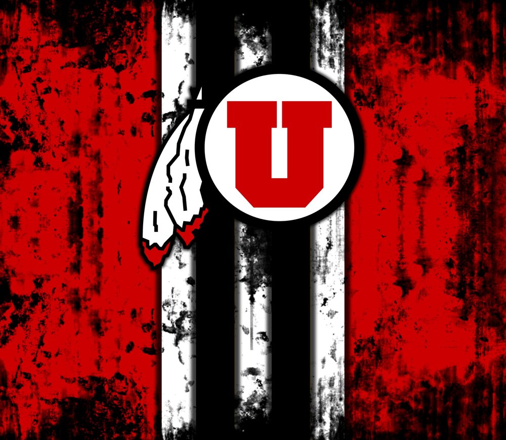 Utah Utes Distressed Logo