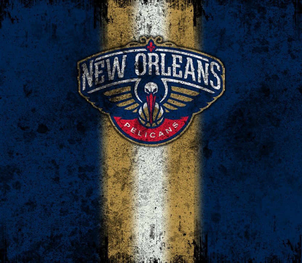 New Orleans Pelicans Logo — Multicolor Distressed