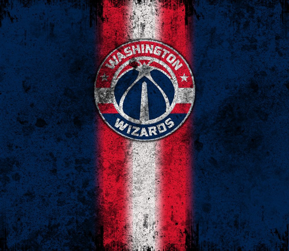 Washington Wizards Distressed Logo — Multicolor Distressed 2