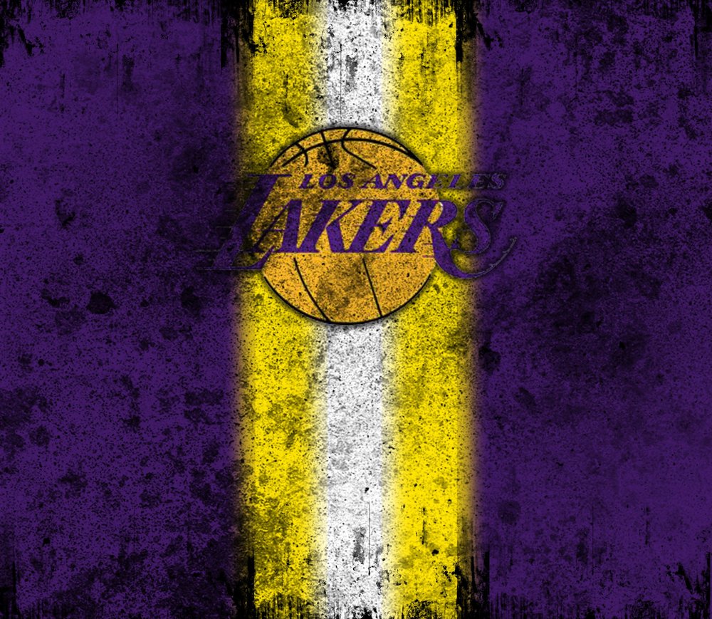 Los Angeles Lakers Grunge Logo
