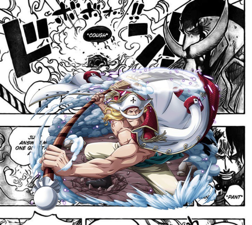 Whitebeard Manga Battle Scene