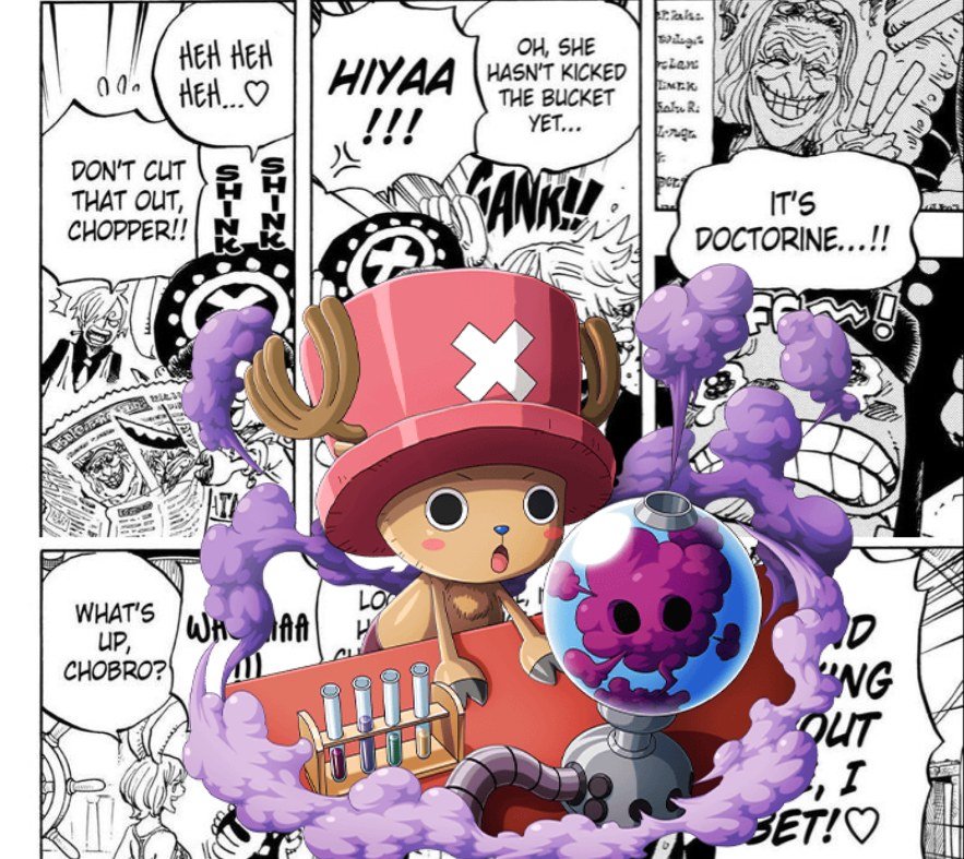 Chopper Doctoring One Piece Manga