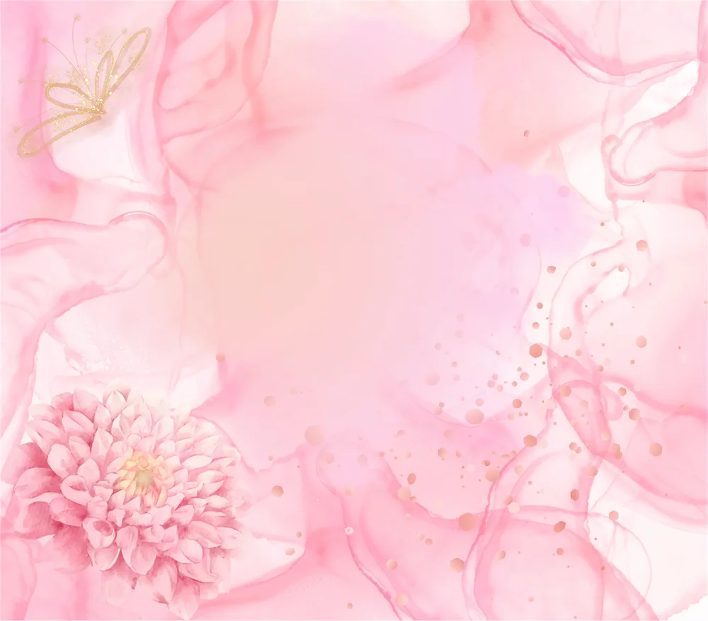 Pink Floral Watercolor