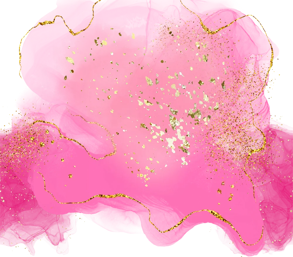 Pink Gold Marble Splash
