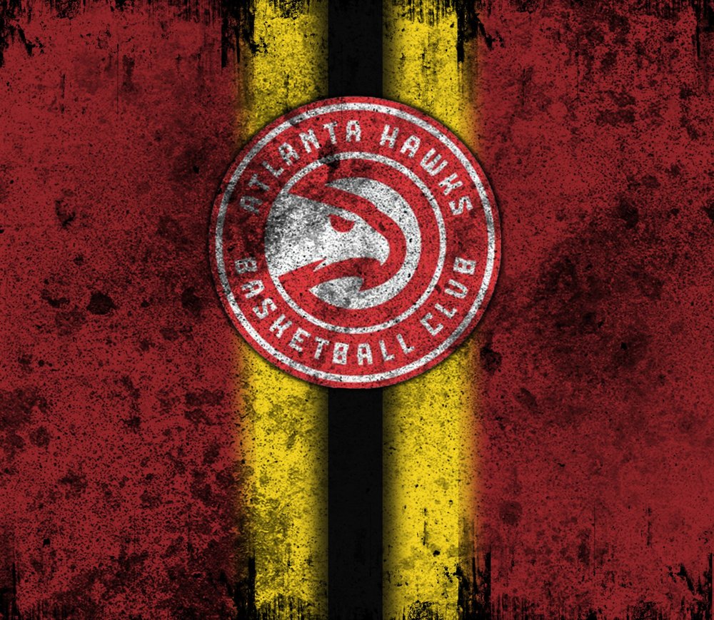 Atlanta Hawks Grunge Logo
