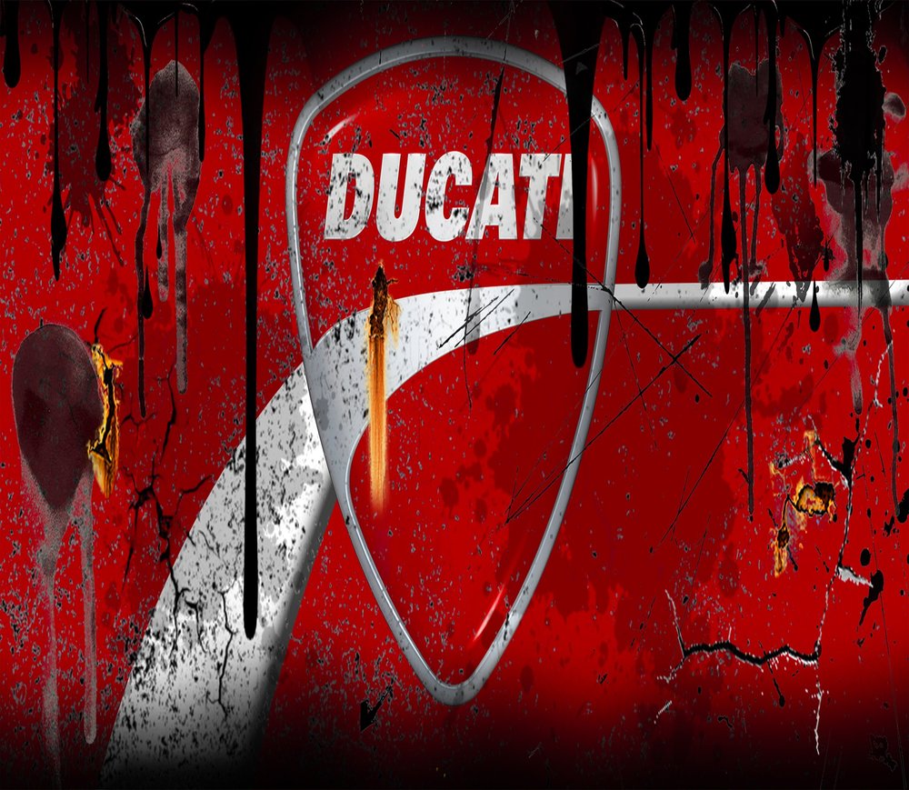 Ducati Distressed Shield Logo
