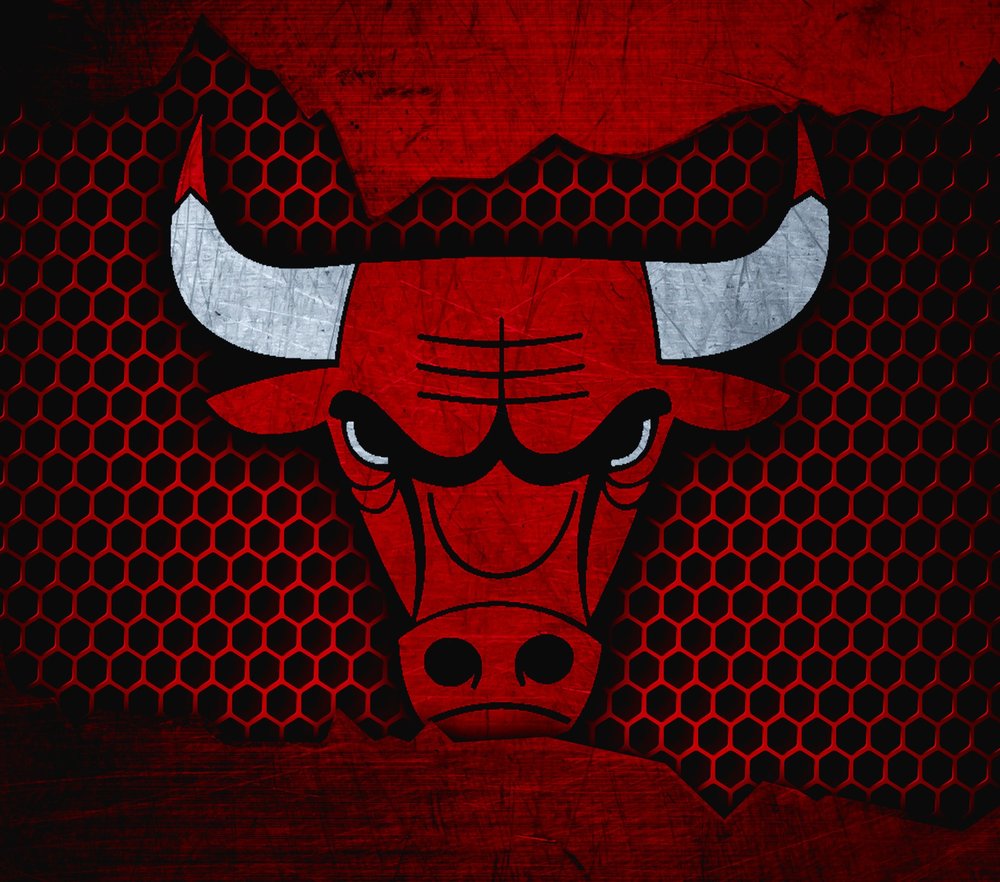 Chicago Bulls Logo Hexagon