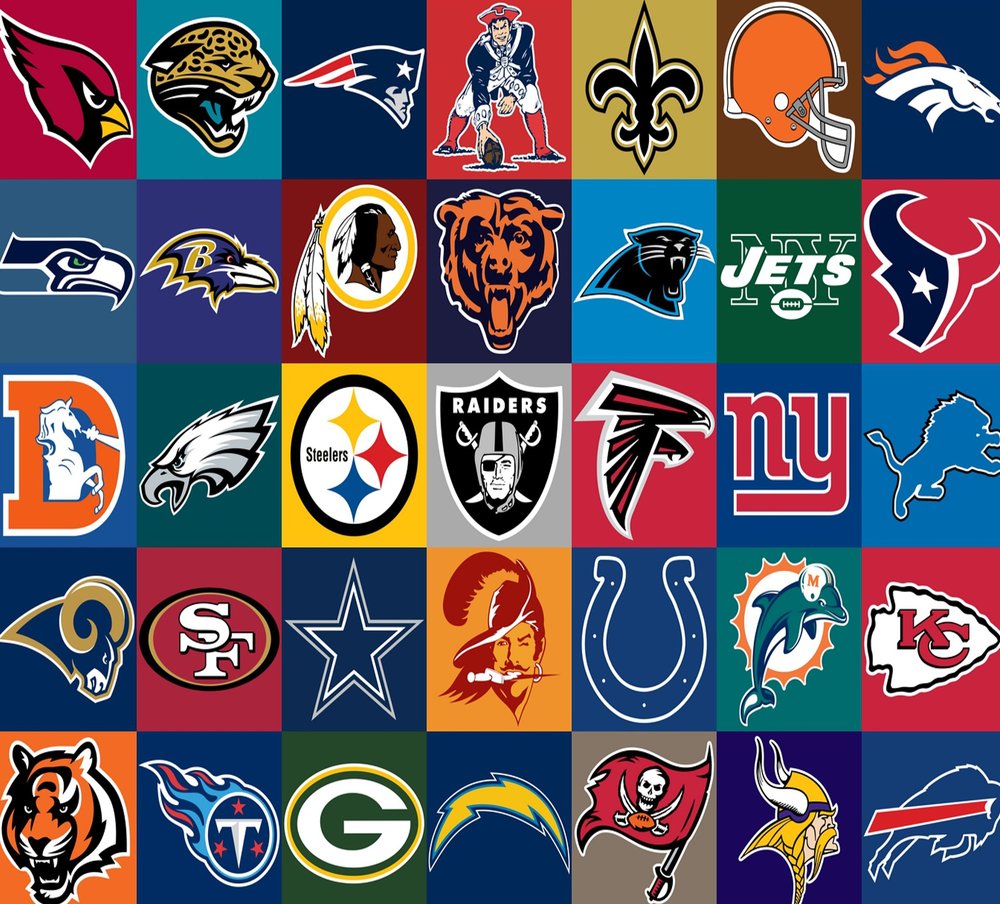 NFL Team Logos Grid