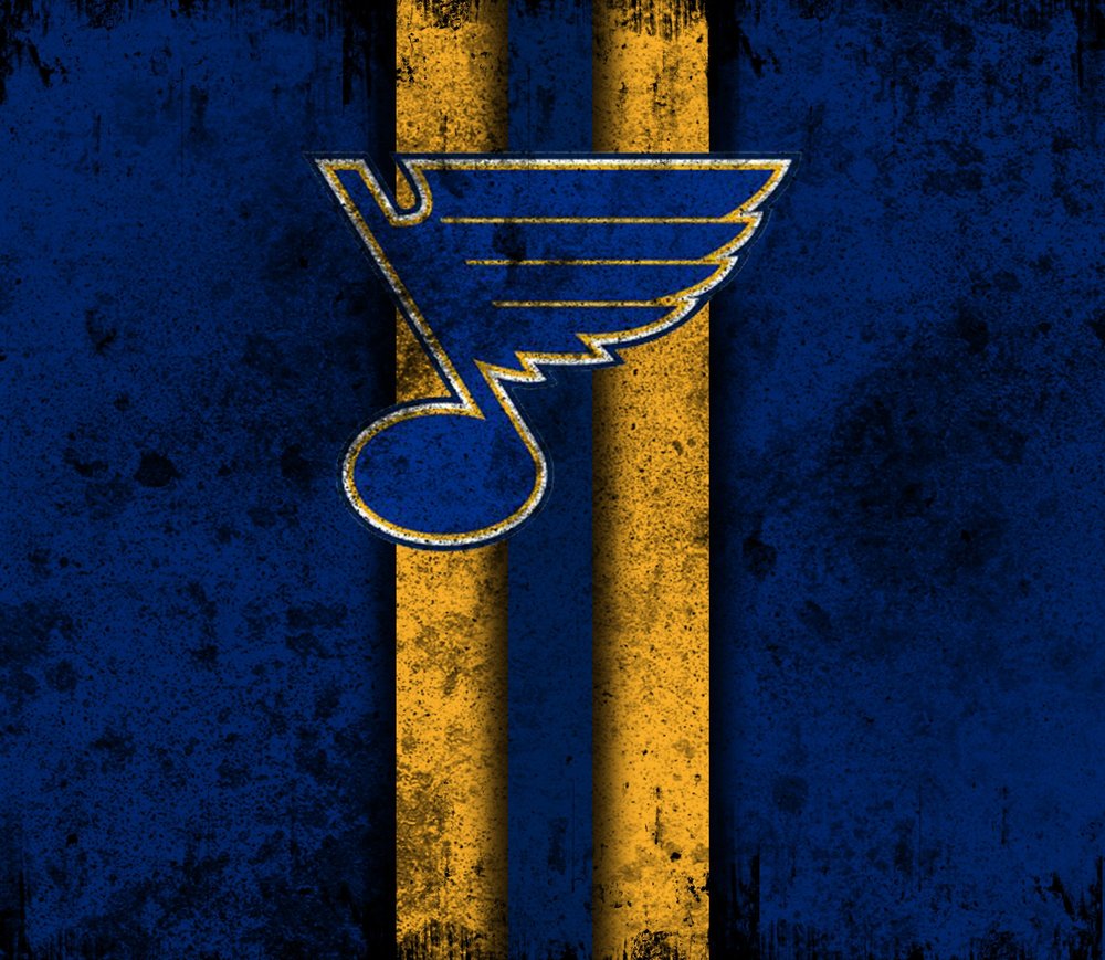 St. Louis Blues Logo — Navy Distressed