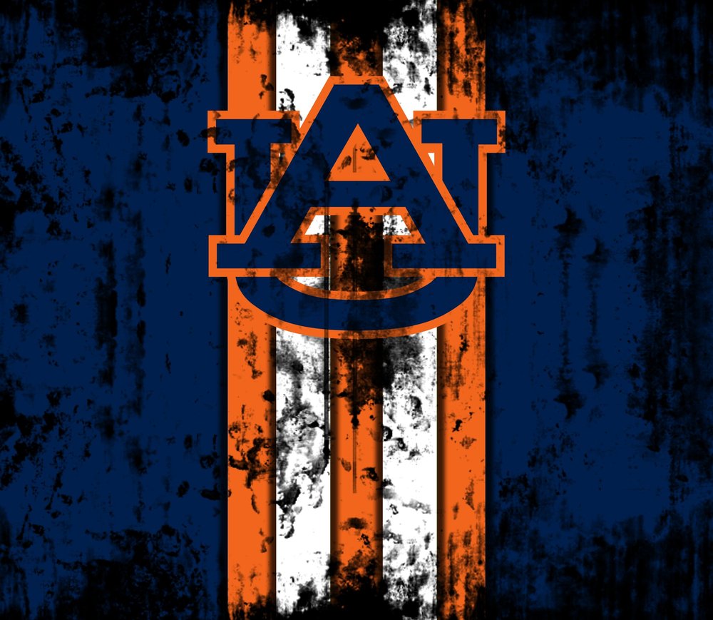 Auburn Tigers Distressed Logo — Distressed 2