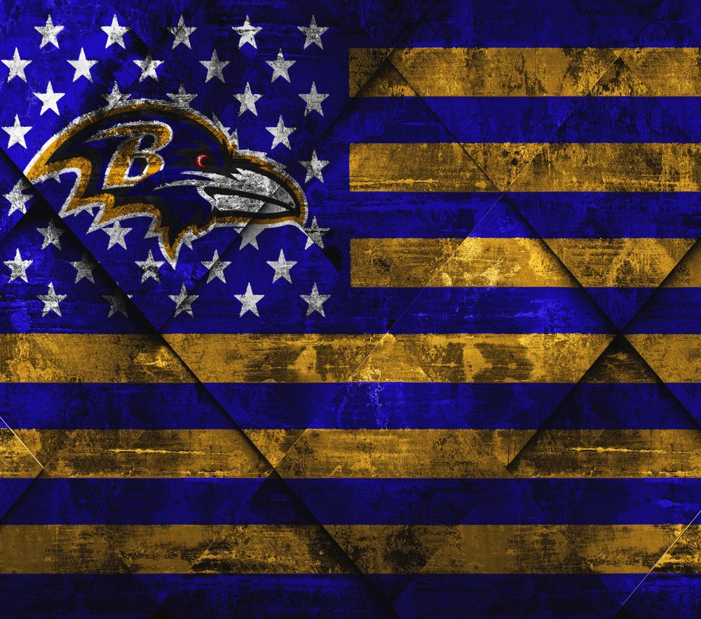 Baltimore Ravens Flag Design