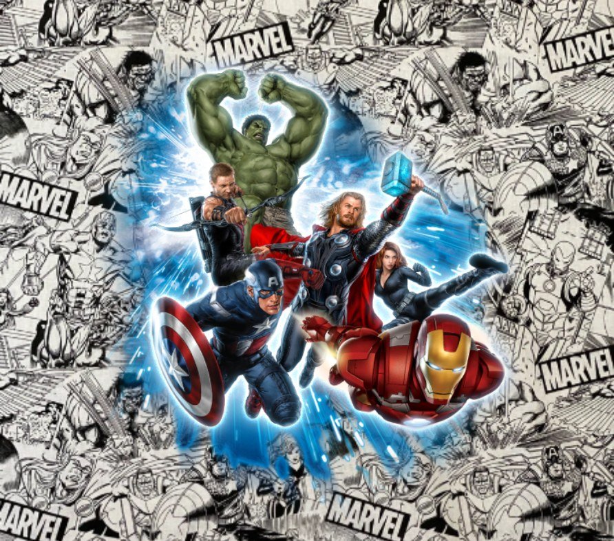 Marvel Avengers Team Graphic