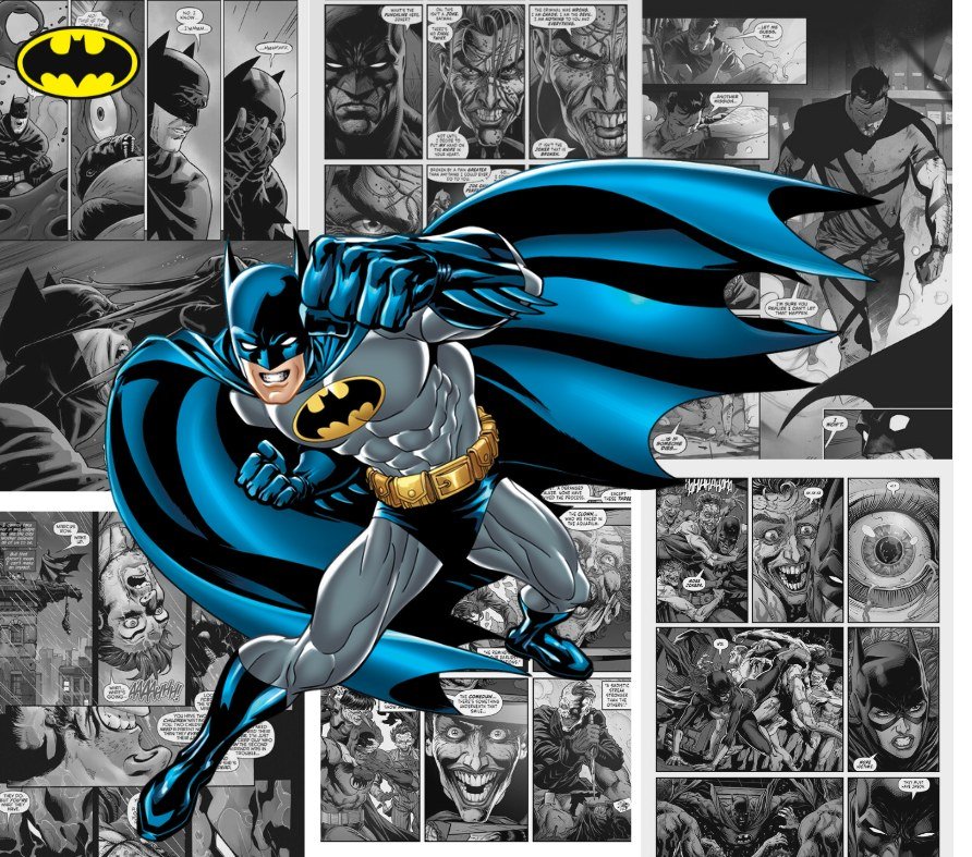 Batman Comic Montage