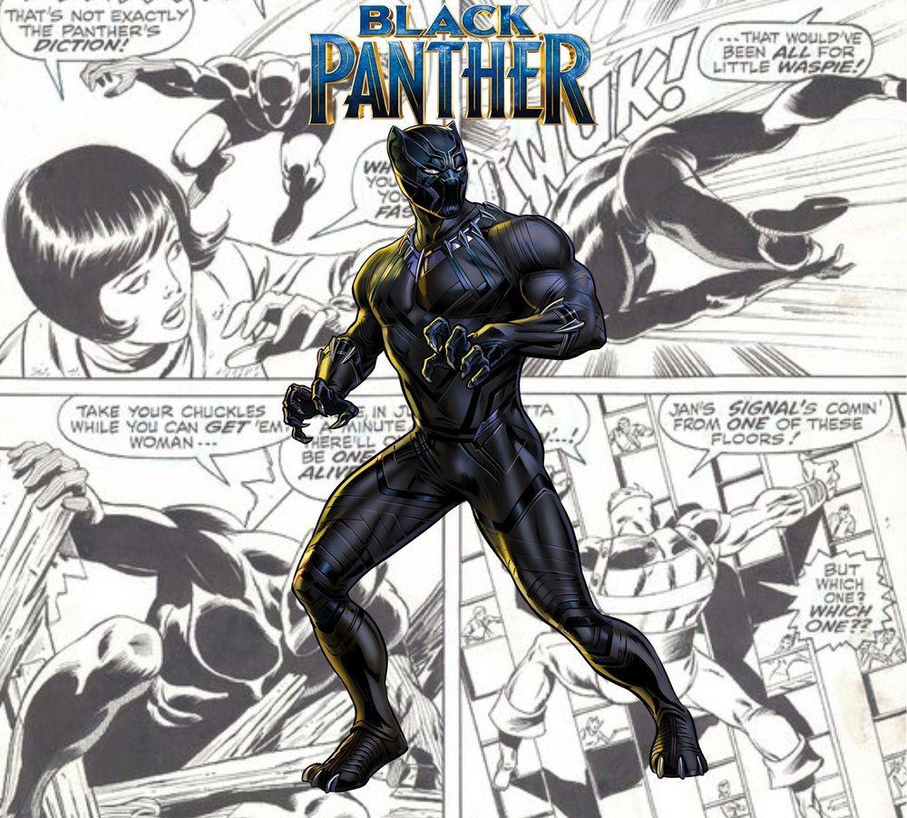 Black Panther Comic Panel