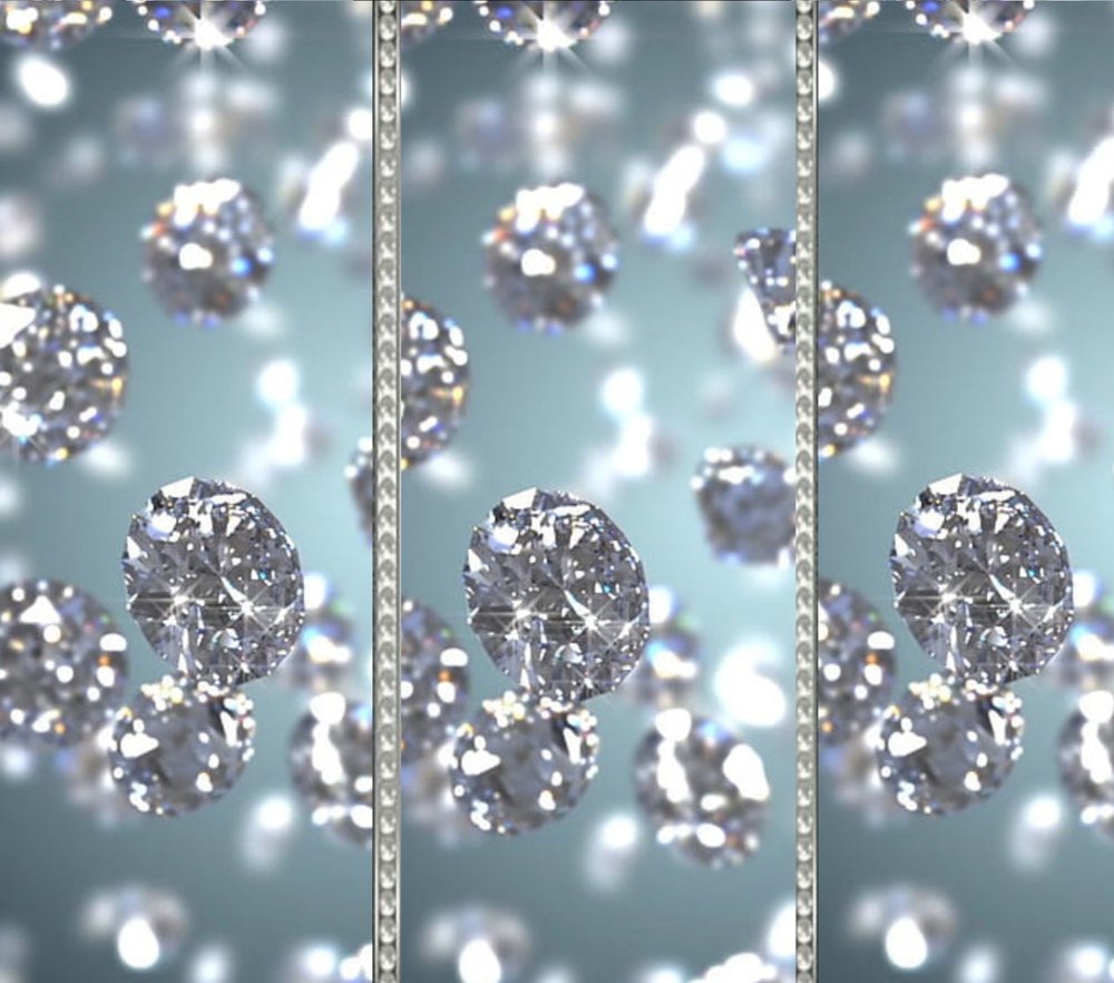 Sparkling Diamonds Seamless Pattern