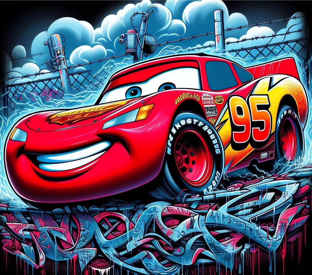 Lightning McQueen Race Car 95