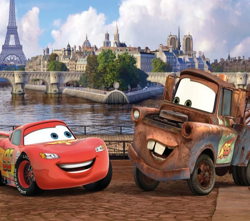 Lightning McQueen and Mater Paris
