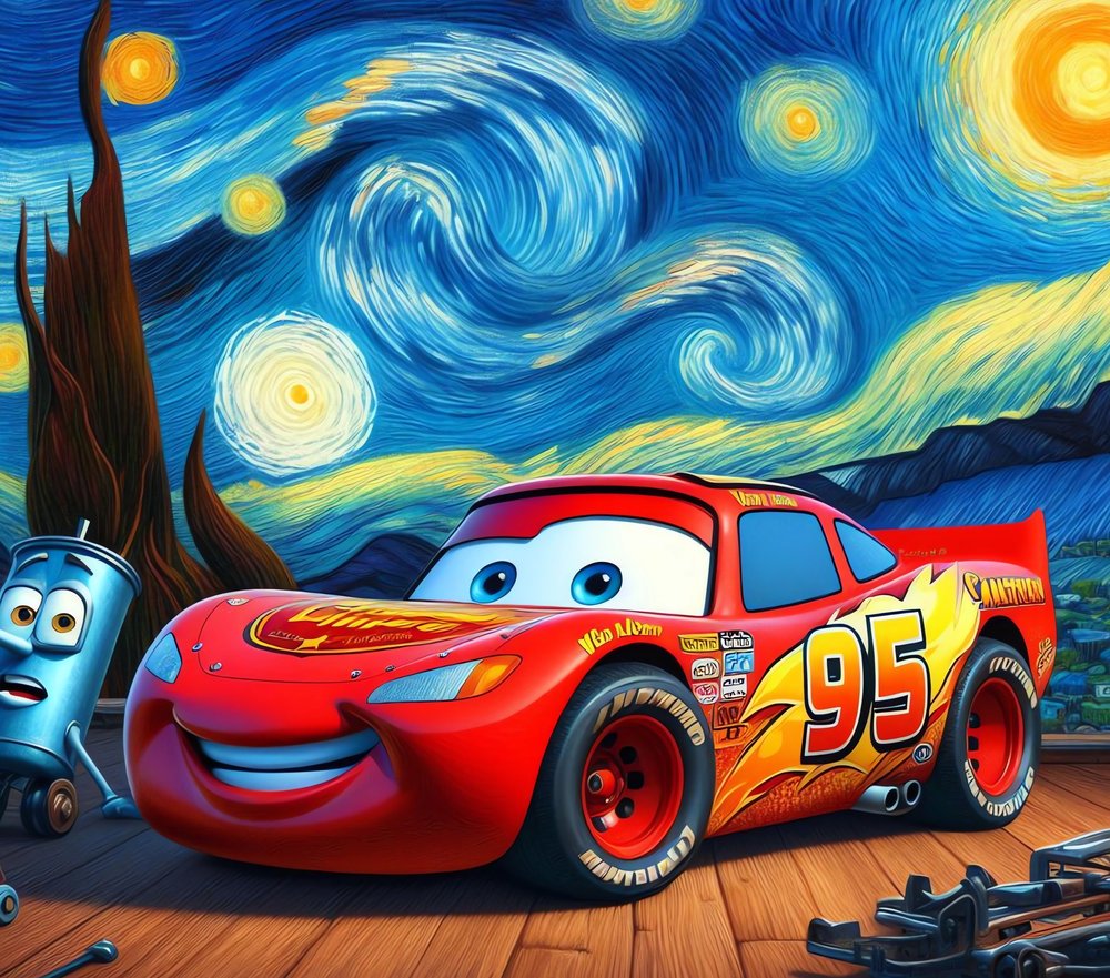Starry Night Lightning McQueen