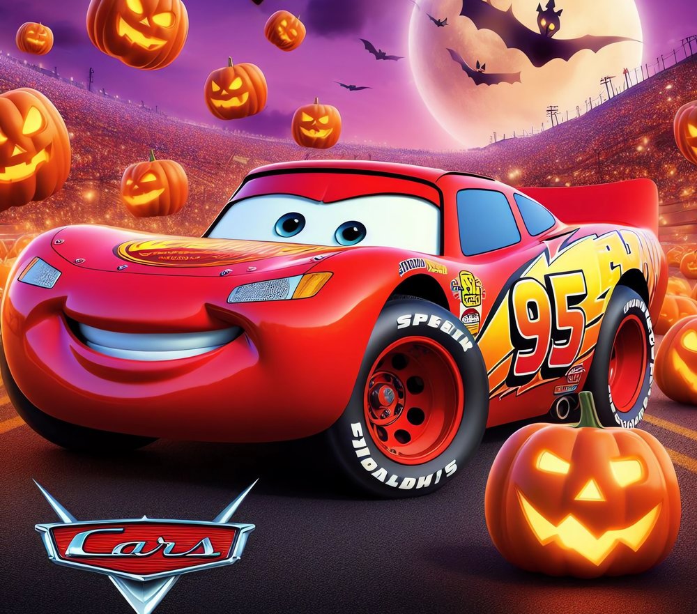 Lightning McQueen Halloween — Multicolor Cartoon 2