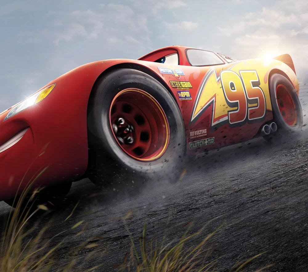 Lightning McQueen Racing — Multicolor Photorealistic