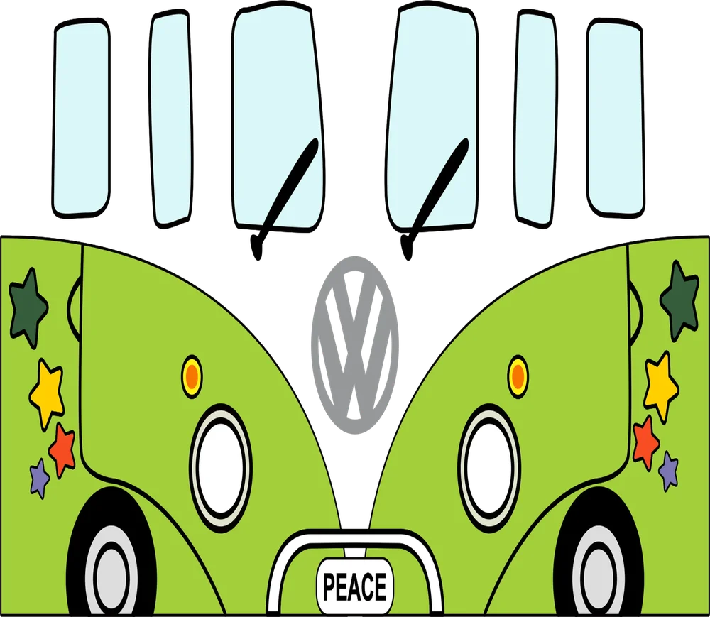 Peace Love VW Bus