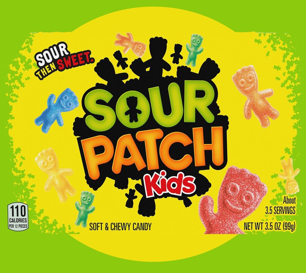 Sour Patch Kids Candy Label