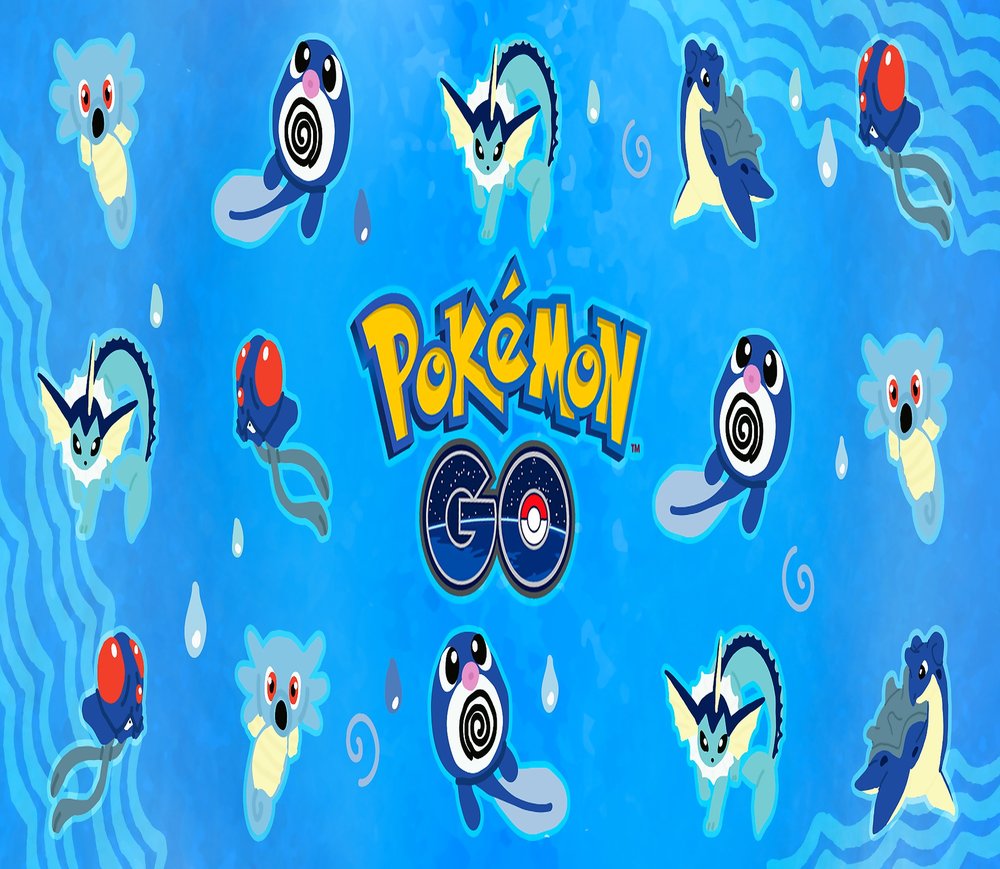 Pokemon GO Water Types Pattern