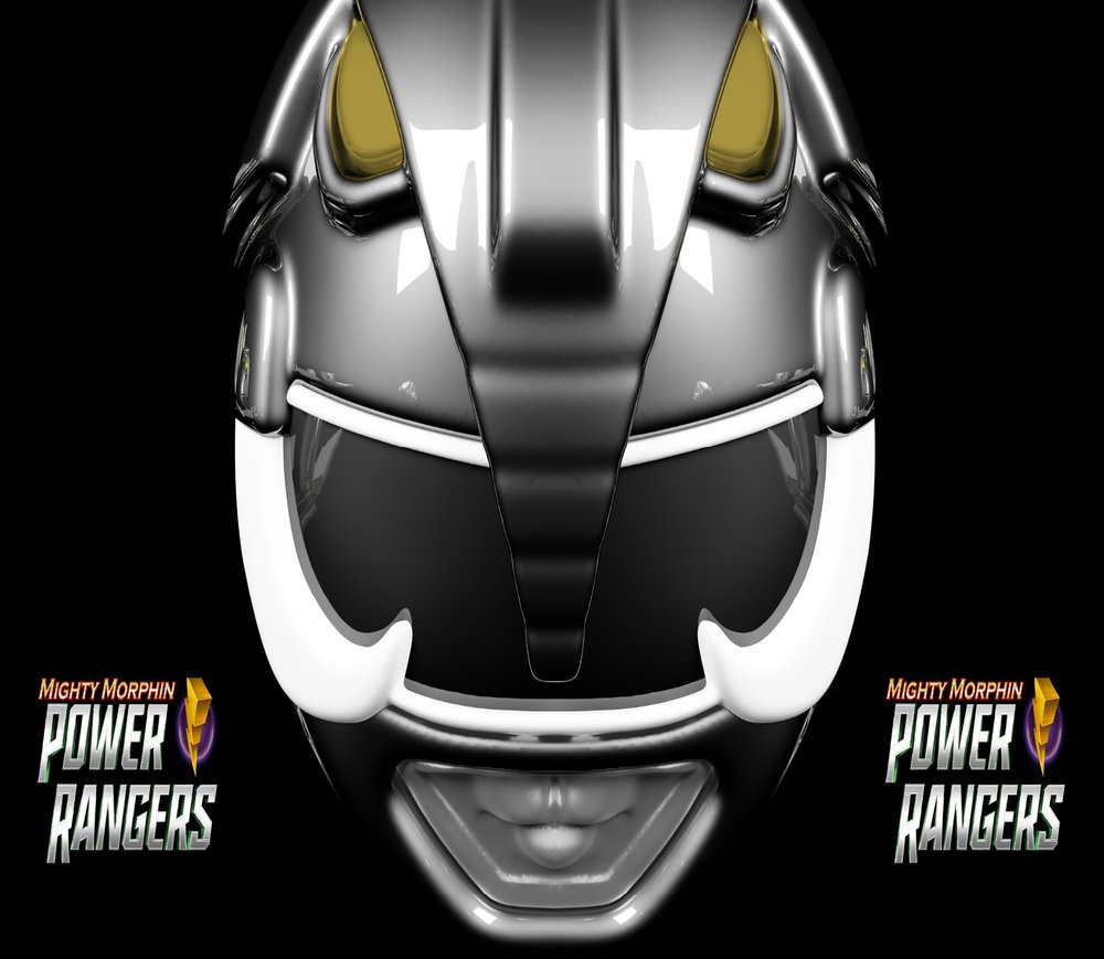 White Ranger Helmet Face
