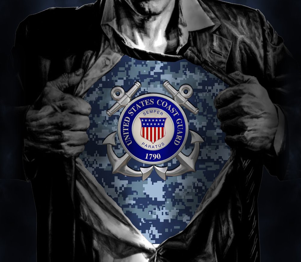 Coast Guard Logo Superhero