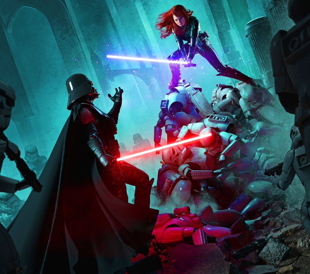 Star Wars Epic Battle Scene