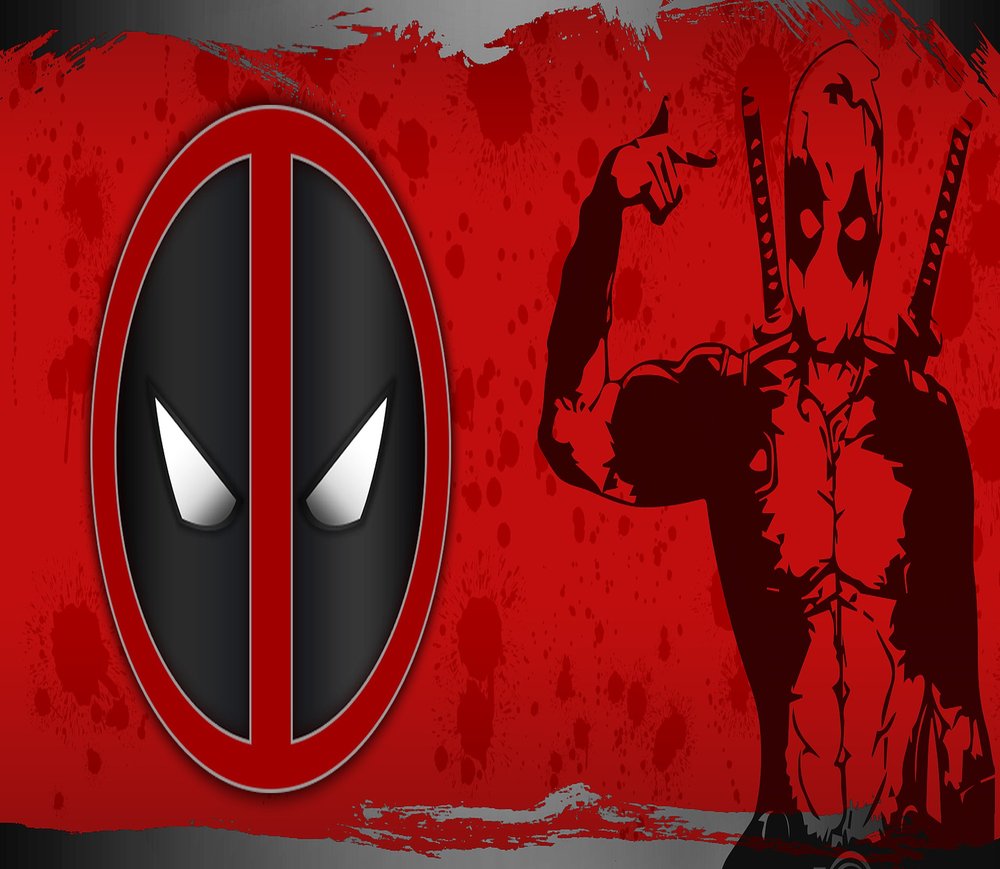 Deadpool Mask & Body Silhouette