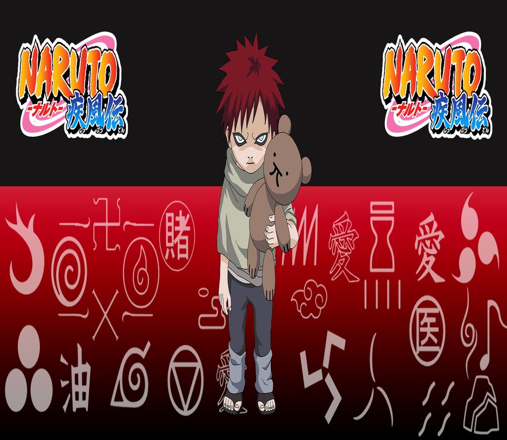 Gaara With Teddy Bear Naruto