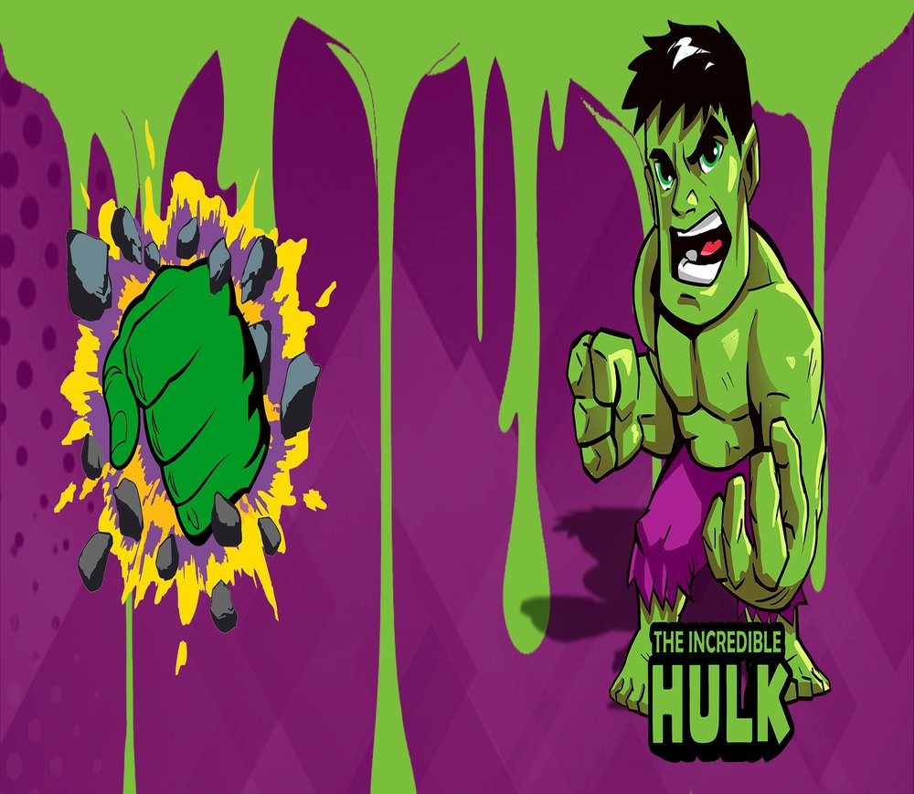 Incredible Hulk Transformation Graphic