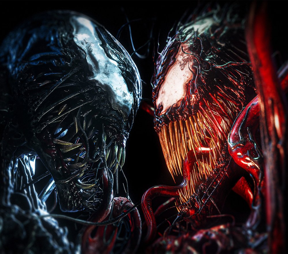 Venom and Carnage Split Face