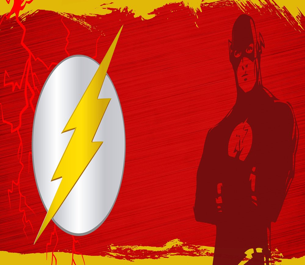 The Flash Superhero Silhouette