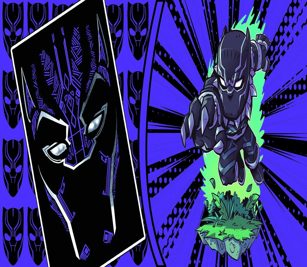 Black Panther Futuristic Action