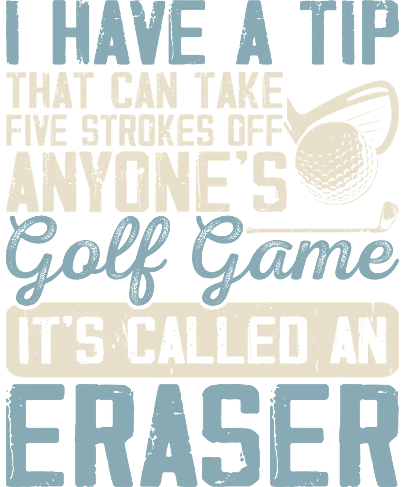 Golf Eraser Five Strokes Off
