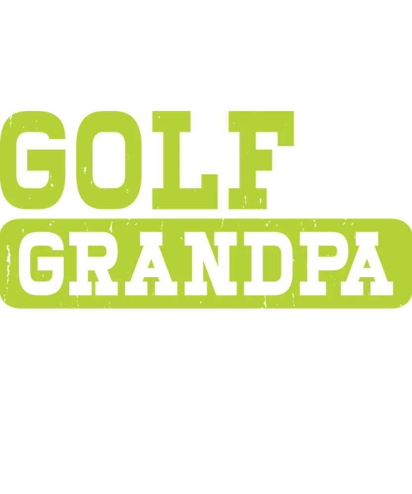 Best Golf Grandpa Ever — White Distressed