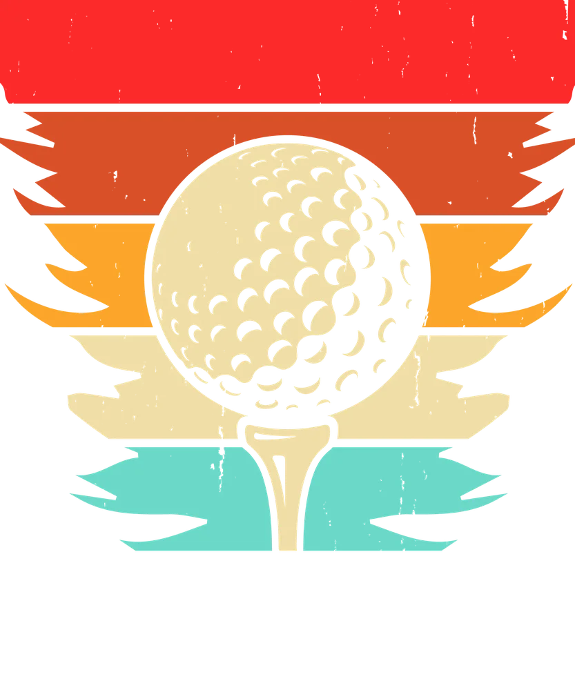 Retro Golf Ball and Tee
