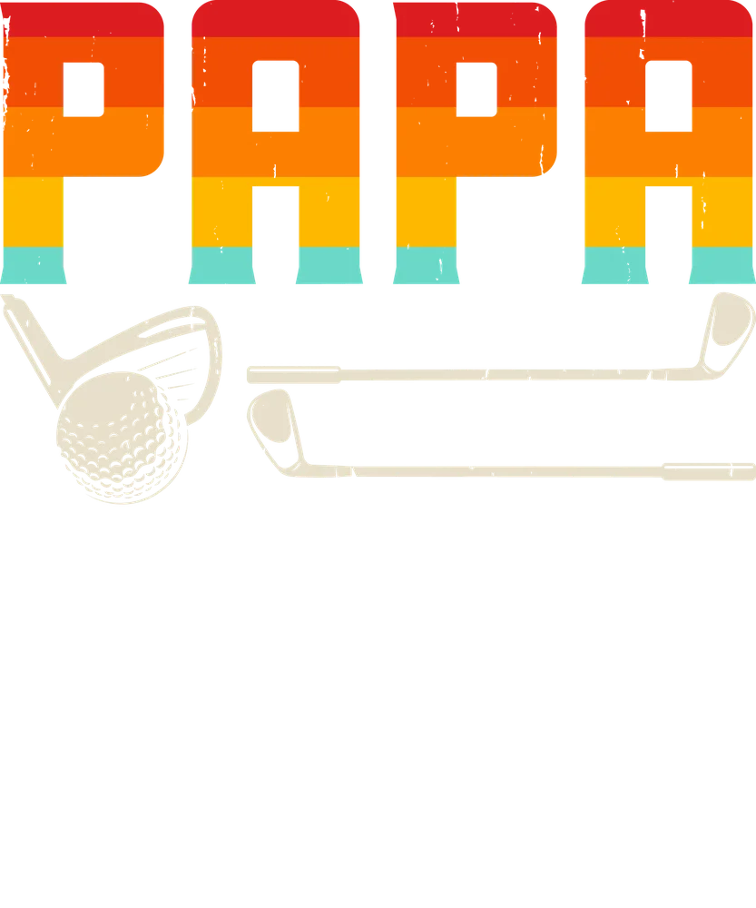 Retro Golf Skyline Design