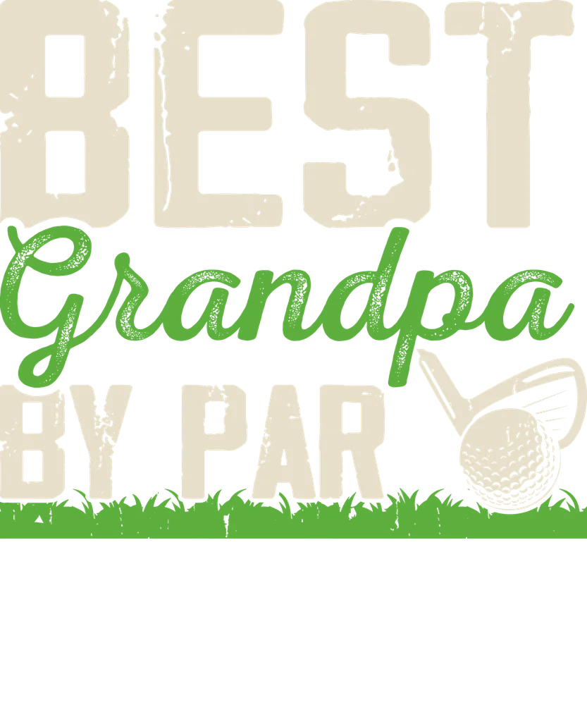 Best Grandpa By Par Golf — Cream Retro