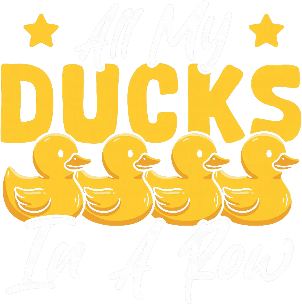 All My Ducks In A Row — Yellow Cartoon