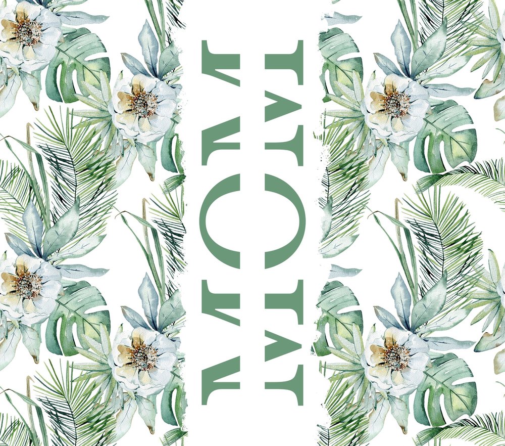 Tropical Flowers and Leaves