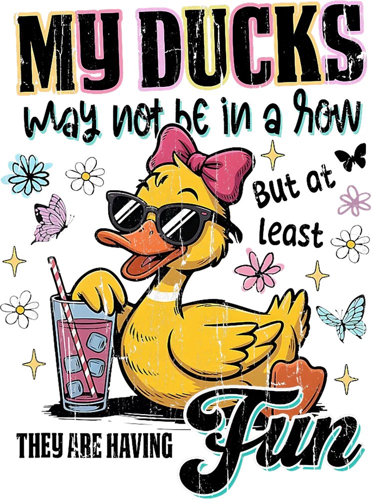 Funny Duck Attitude Graphic