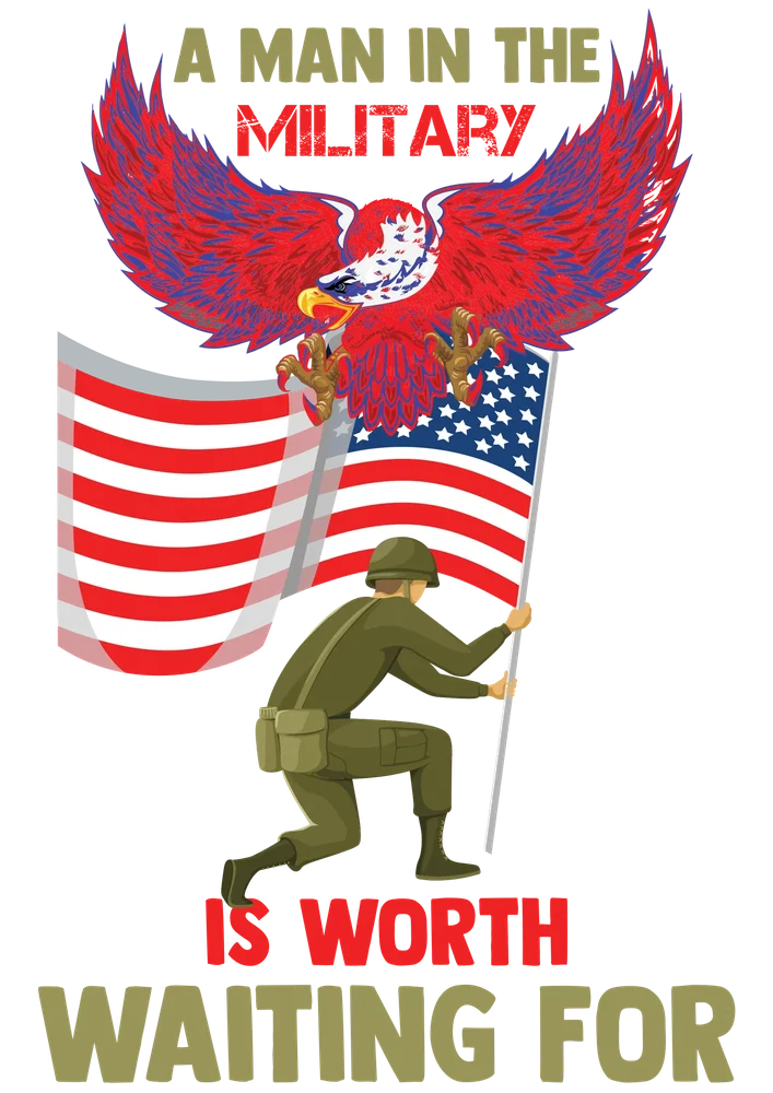 Military Pride Poster — Illustrative