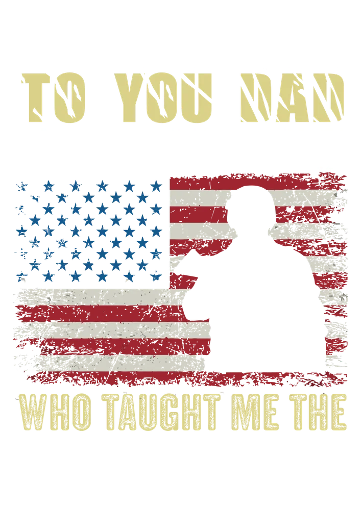 American Flag Father's Day Print