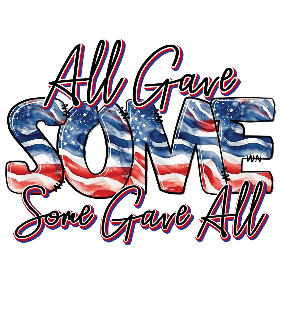Memorial Day Tribute — Multicolor American Flag