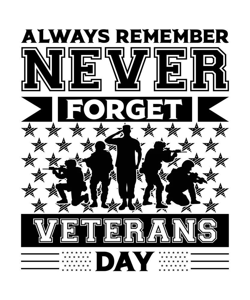 Veterans Day Memorial Poster — Graphic