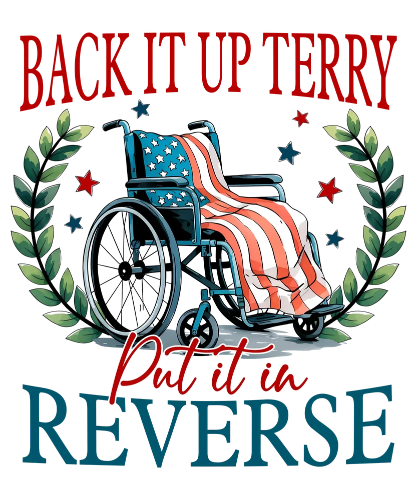 American Flag Wheelchair Patriotic Design